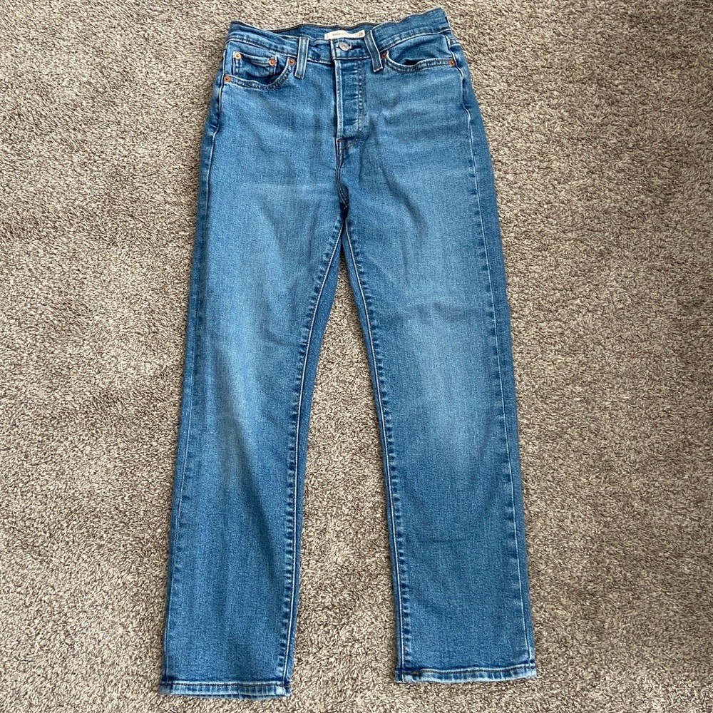 Levi's Blue Straight Leg Women's Jeans